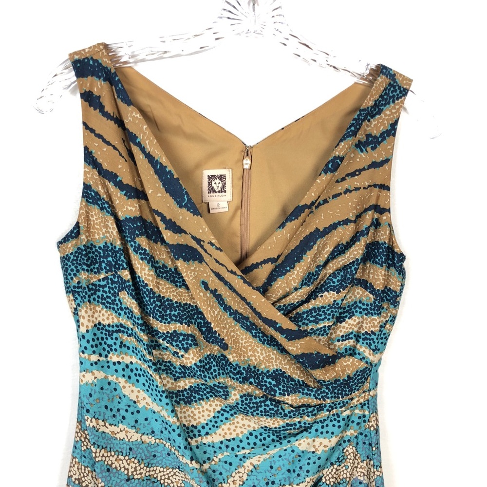 Anne Klein Animal Print Sheath Dress NWT